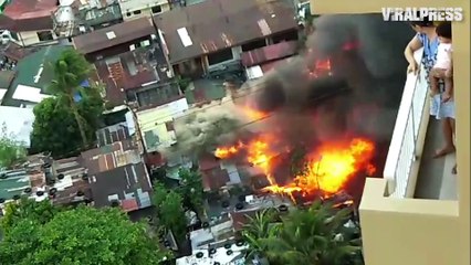 Fire Destroys 20 Homes In Philippines