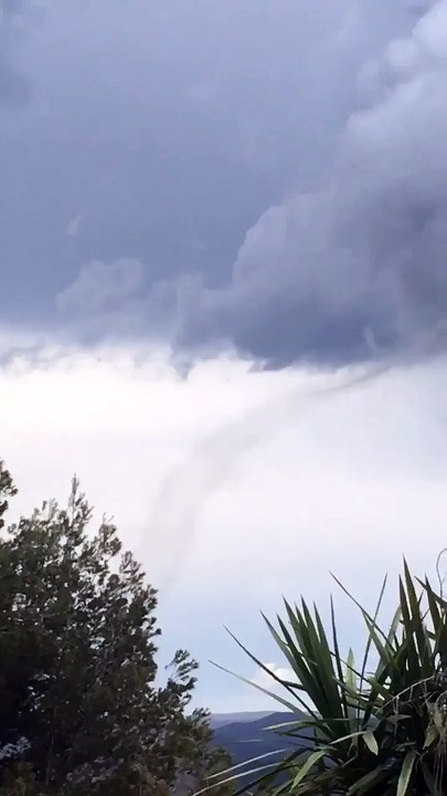 La mini tornade vue de La Farlède
