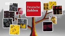 Deutsche Zahlen Dicke Deutsche | 20 Jahre Deutsche Einheit