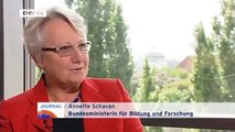 Annette Schavan, Bundesministerin für Bildung und Forschung | Journal Interview