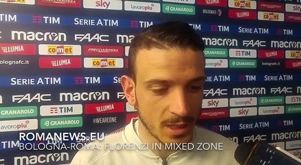 Bologna-Roma: Florenzi in mixed zone