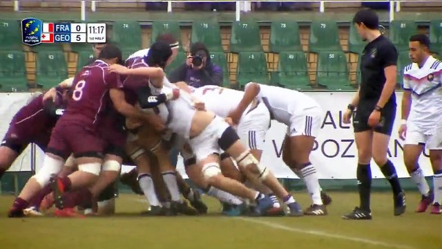 REPLAY FRANCE / GEORGIA - RUGBY EUROPE U18 EUROPEAN CHAMPIONSHIPS 2018