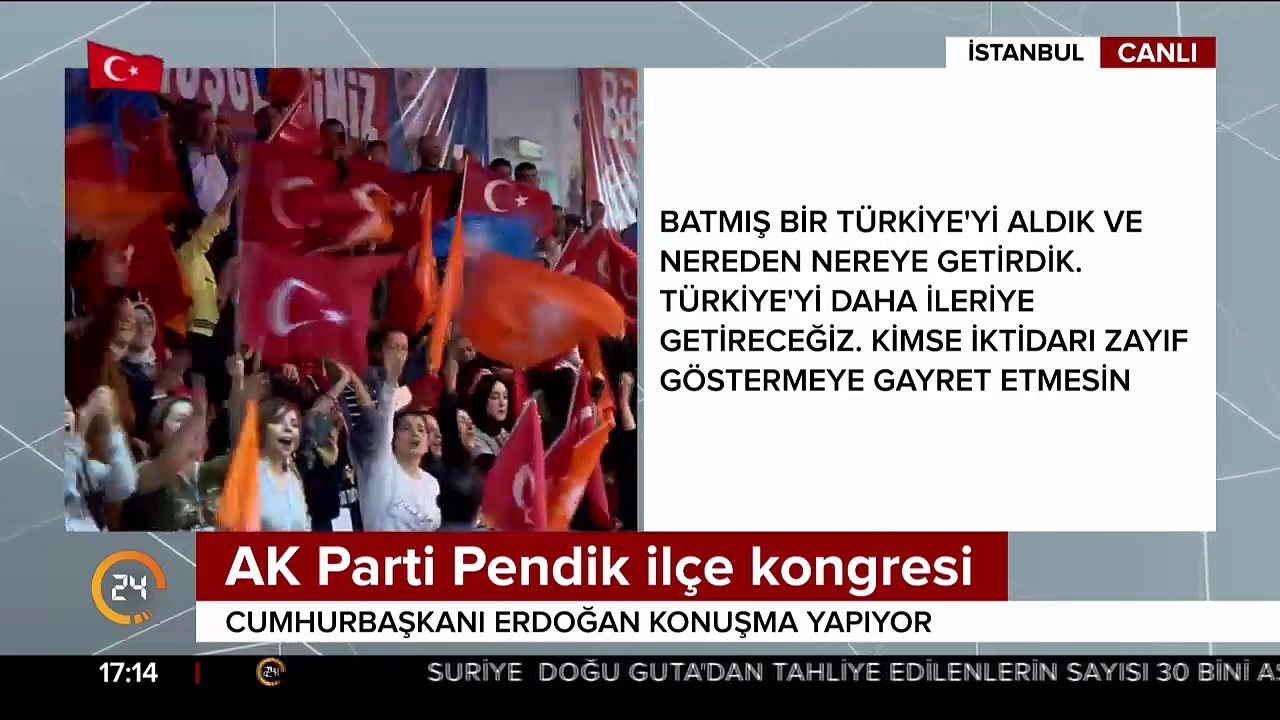 Cumhurbaşkanı Recep Tayyip Erdoğan "Mustafa Kemal sağ olsa seni bu partinin başında bir dakika tutmaz"
