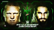 WWE 2K18 Seth Rollins Vs Brock Lesnar WWE Championship Match Money In The Bank