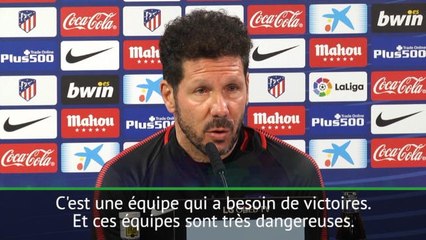 30e j. - Simeone: "Enchaîner les bons résultats"