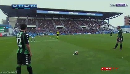 Matteo Politano Goal HD - Sassuolo	1-0	Napoli 31.03.2018
