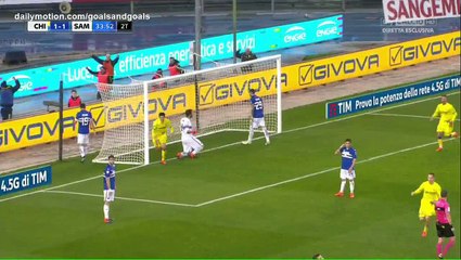 Perparim Hetemaj Goal HD - Chievo 1 - 2 Sampdoria - 31.03.2018 (Full Replay)