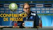 Conférence de presse AJ Auxerre - FBBP 01 (3-1) : Pablo  CORREA (AJA) - Hervé DELLA MAGGIORE (BBP) - 2017/2018