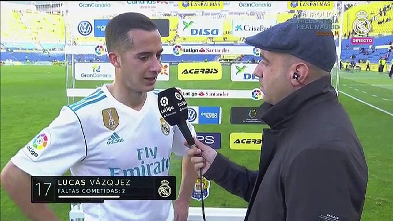 Lucas Vázquez: "Es un buen momento para aprovecharlo contra la Juventus"