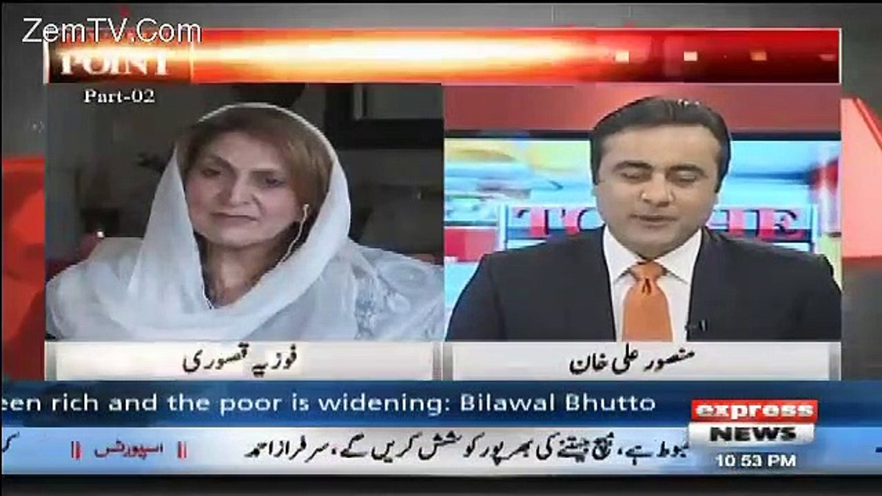 Kya Aap Ne PTI Chhor Di Hai? Fauzia Kasuri Replies