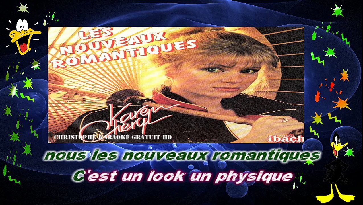 Karen Cheryl - Les nouveaux romantiques KARAOKE / INSTRUMENTAL