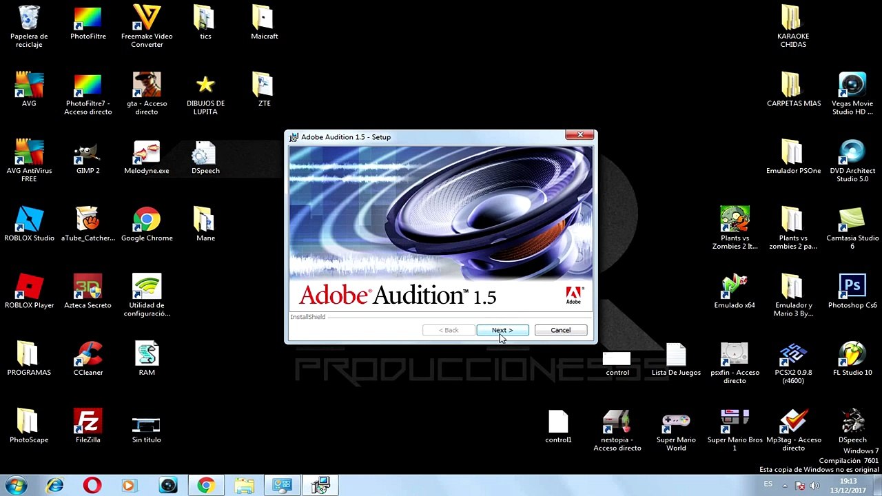 Como descargar e Instalar Adobe Audition 1.5 y 3.0 Full Español (Mediafire) 2017 2018