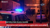 Beyoğlu’nda kahvehaneye silahlı saldırı
