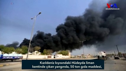 Yemen'de Gıda Yardımına Yangın Darbesi