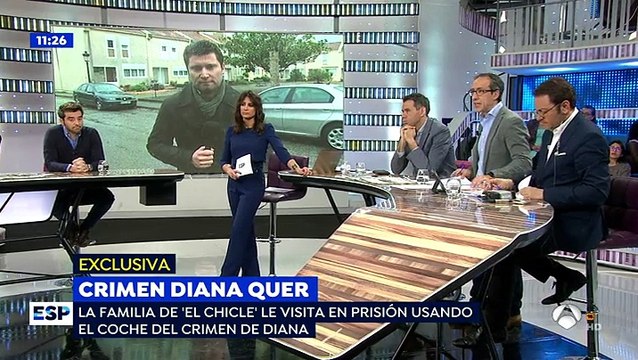 La mujer y la hija de 'El Chicle' le visitan en prisión usando el coche del crimen de Diana Quer