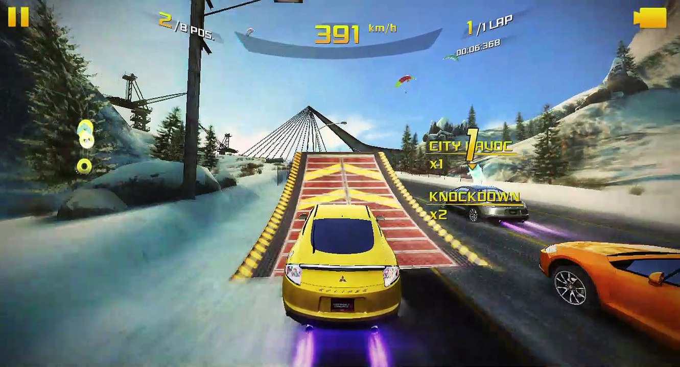 Asphalt 8  Airborne Event Race 350+ kmh speed ALPS