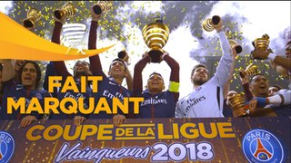 Revivez la remise du trophée aux joueurs du Paris Saint Germain - Finale Coupe de la ligue 2018