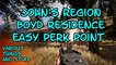 Far Cry 5 John's Region Boyd Residence Easy Perk Point