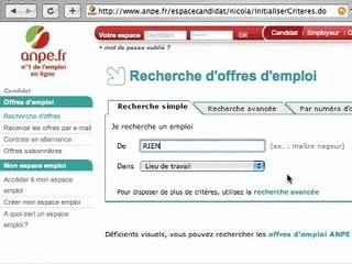 ANPE :  Je veux RIEN faire, quel métier choisir ?