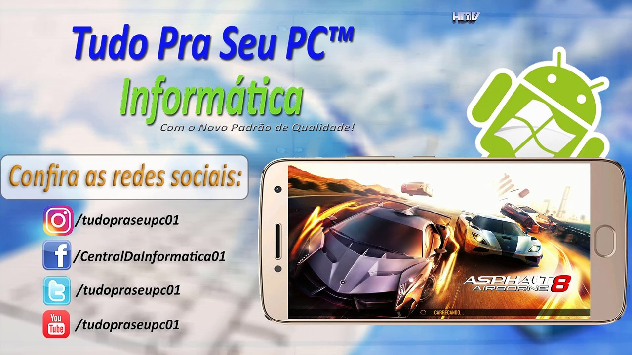 TUTORIAL ANDROID - Baixar, instalar e jogar o Asphalt 8 Airborne