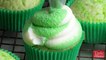 St. Patrick's Creme de Menthe Cupcakes