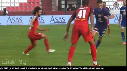 ملخص أهداف مباراة الأهلي والفجيرة الإماراتي  4 - 1 [ هدف حسام غالي العالمي ] وهاتريك محارب