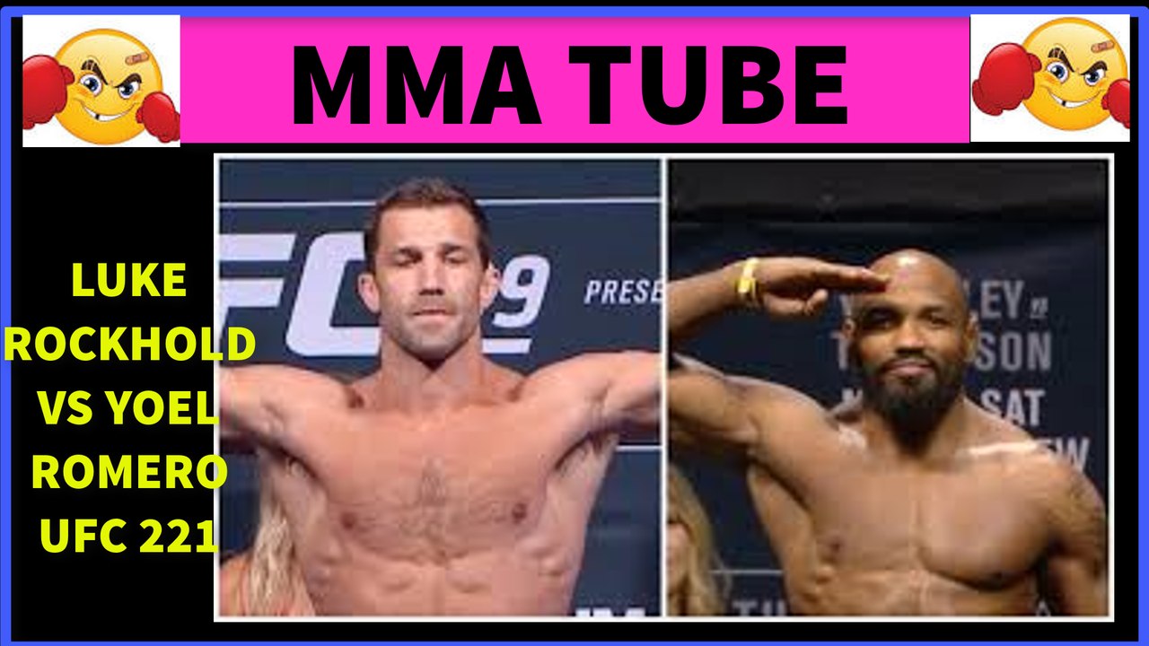 Yoel Romero Vs Luke Rockhold UFC 221