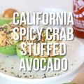 CALIFORNIA SPICY CRAB STUFFED AVOCADO