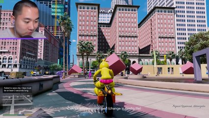 ULTIMATE HORROR TOY CHICA BMX DEATHRUN! (GTA 5 Mods For Kids FNAF RedHatter)