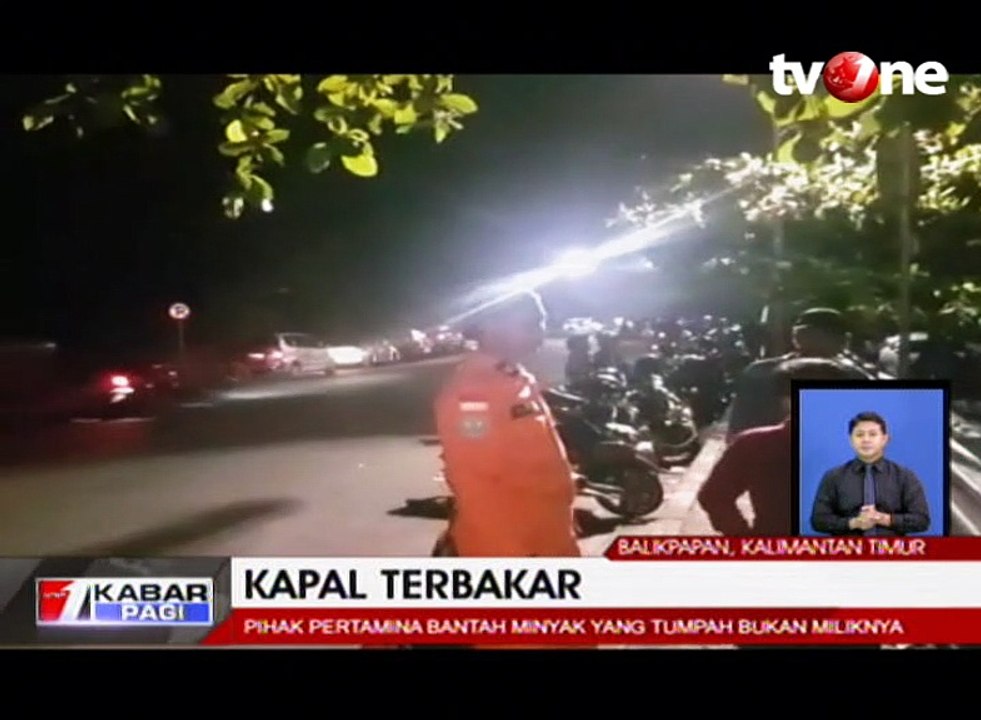 Pasca Kebakaran Kapal, Pertamina Bantah Soal Minyak Tumpah