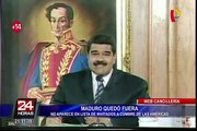 ¡Maduro quedó fuera! no aparece en lista de invitados a Cumbre de las Américas