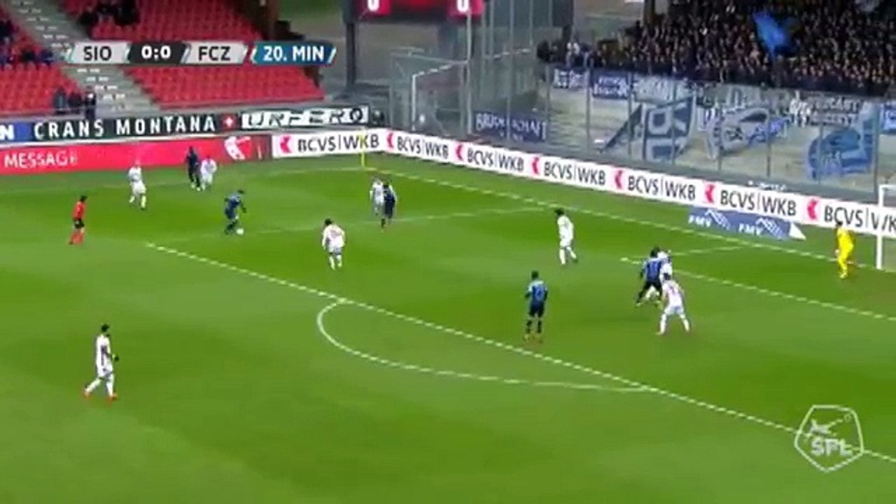 Sion 0:1 Zurich (Switzerland. Super League. 31 March 2018)