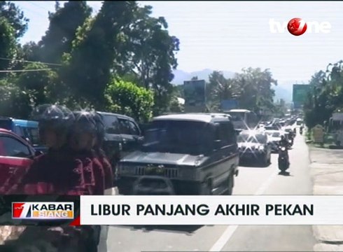 Libur Panjang Akhir Pekan, Puncak Bogor Macet
