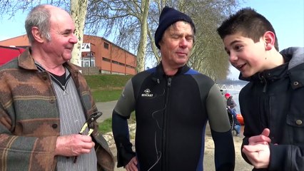 Traversée de la Saône en Solex