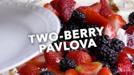 Two Berry Pavlova