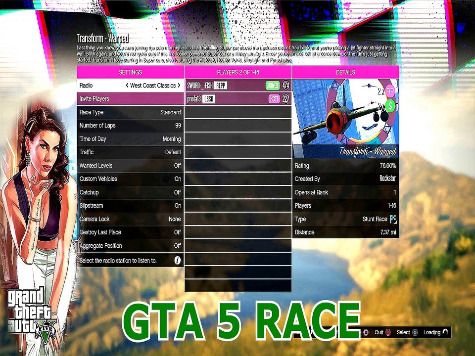 Transform-warped super cars race freefalling gta 5 online SWORD-_-F1SH end pnola13