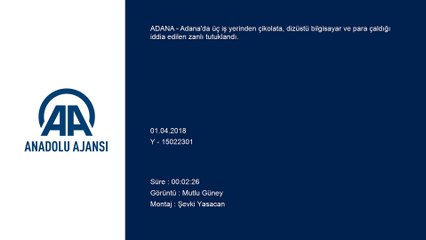 İş yerlerinden hırsızlık güvenlik kamerasında - ADANA