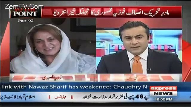 See What Fauzia Kasuri Replied to Mansoor Khan