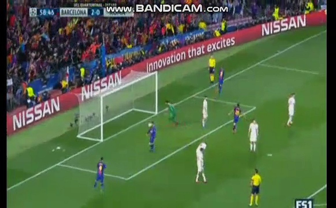 Gerard Pique Goal HD - Barcelona 3-0 AS Roma 04.04.2018