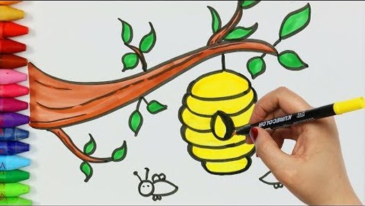 Ari Kovani Ve Arilar Nasil Cizilir Cizelim Boyayalim Video