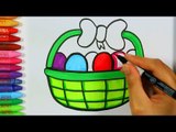 Yumurta sepeti nasıl çizilir - Çizelim Boyayalım