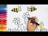 Cómo dibujar abejas