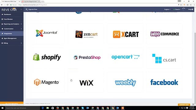 REVE Chat Magento Integration