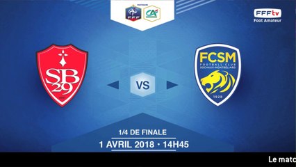 COUPE GAMBARDELLA-CA, 1/4 de Finale - Stade Brestois / FC Sochaux-M. - Dimanche 1 Avril à 14h45 (2)