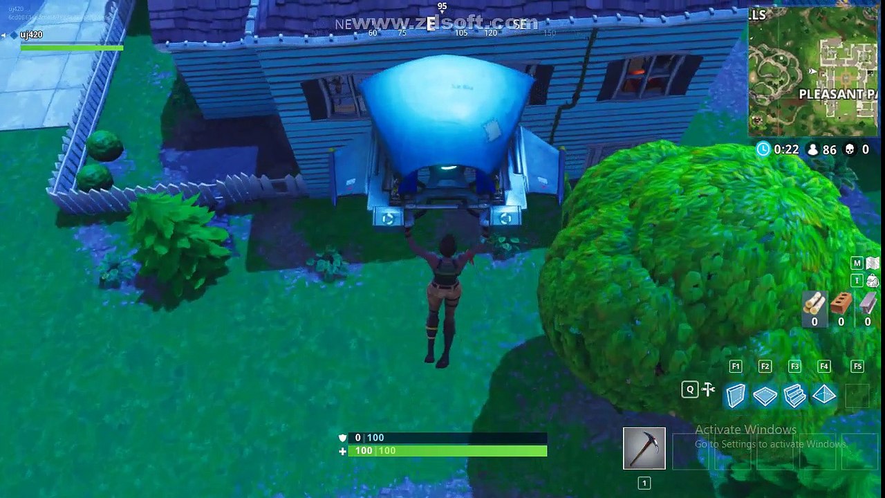 Fortnite self eliminated after a kill