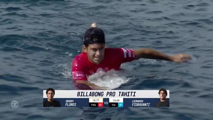 Adrénaline - Surf : J.Flores vs. L.Fioravanti - Heat Highlights