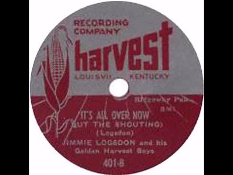 Jimmie LOGSDON AND HIS GOLDEN HARVEST BOYS  HARVEST 401...1951