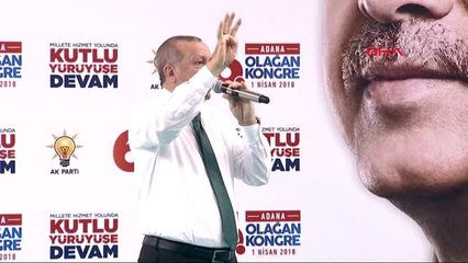 Adana Cumhurbaşkanı Erdoğan AK Parti İl Kongresi'nde Konuştu-8