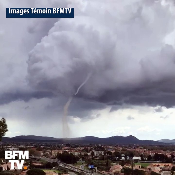 Les images rarissimes d’une tornade dans le Var