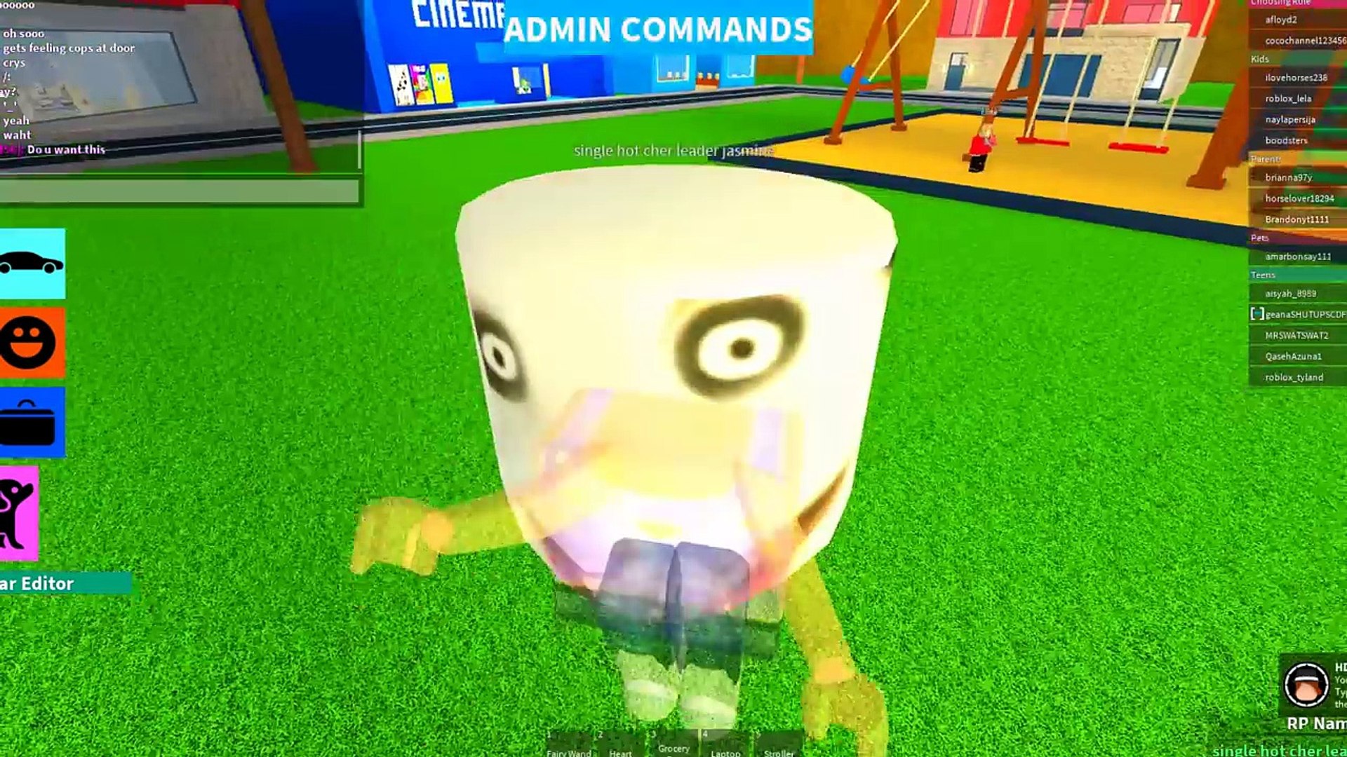 ADMIN COMMANDS TROLLING IN ROBLOX! 